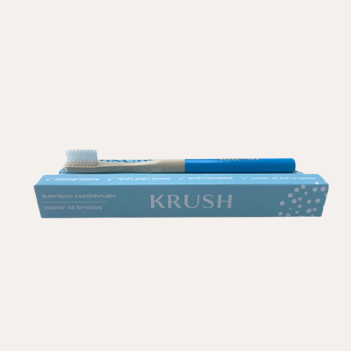 Krushbrush - Bamboo Toothbrush with Soft Castor Oil Bristles