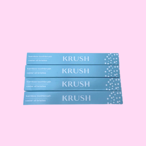 Krushbrush - Bamboo Toothbrush with Soft Castor Oil Bristles