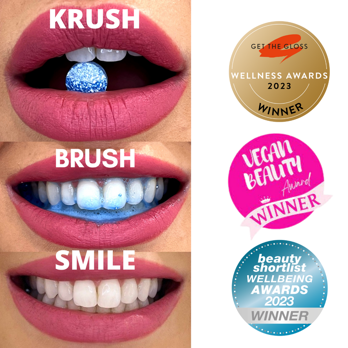 Ocean Fresh Double Mint Toothpaste Tabs  Subscription - 3 Month Supply - with Fluoride