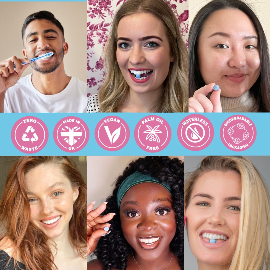 2 Week Starter Pack Gift Set - Whitening &amp; Remineralising Toothpaste Tabs