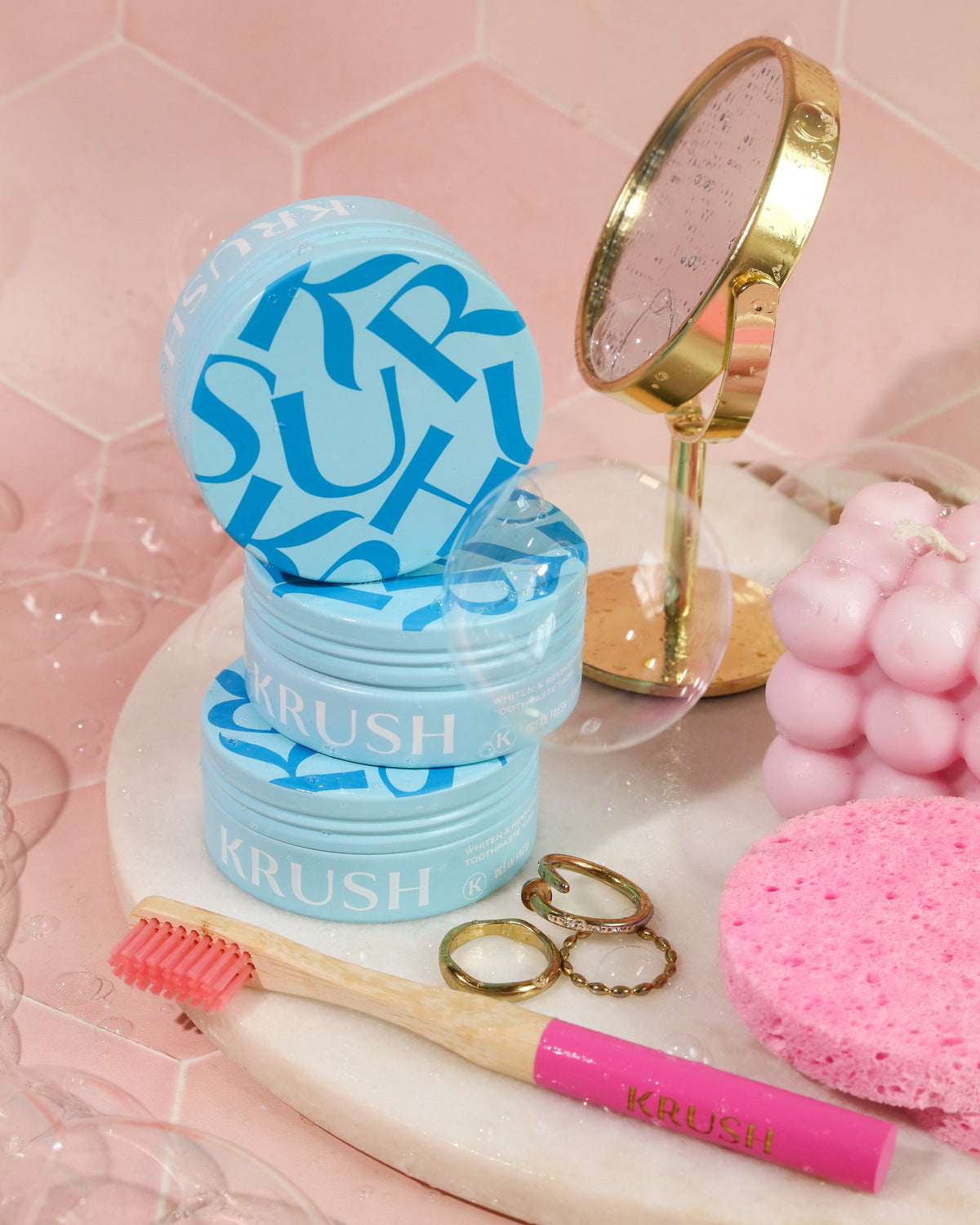 Ocean Fresh, Superfood Toothpaste Tabs - Whiten &amp; Repair